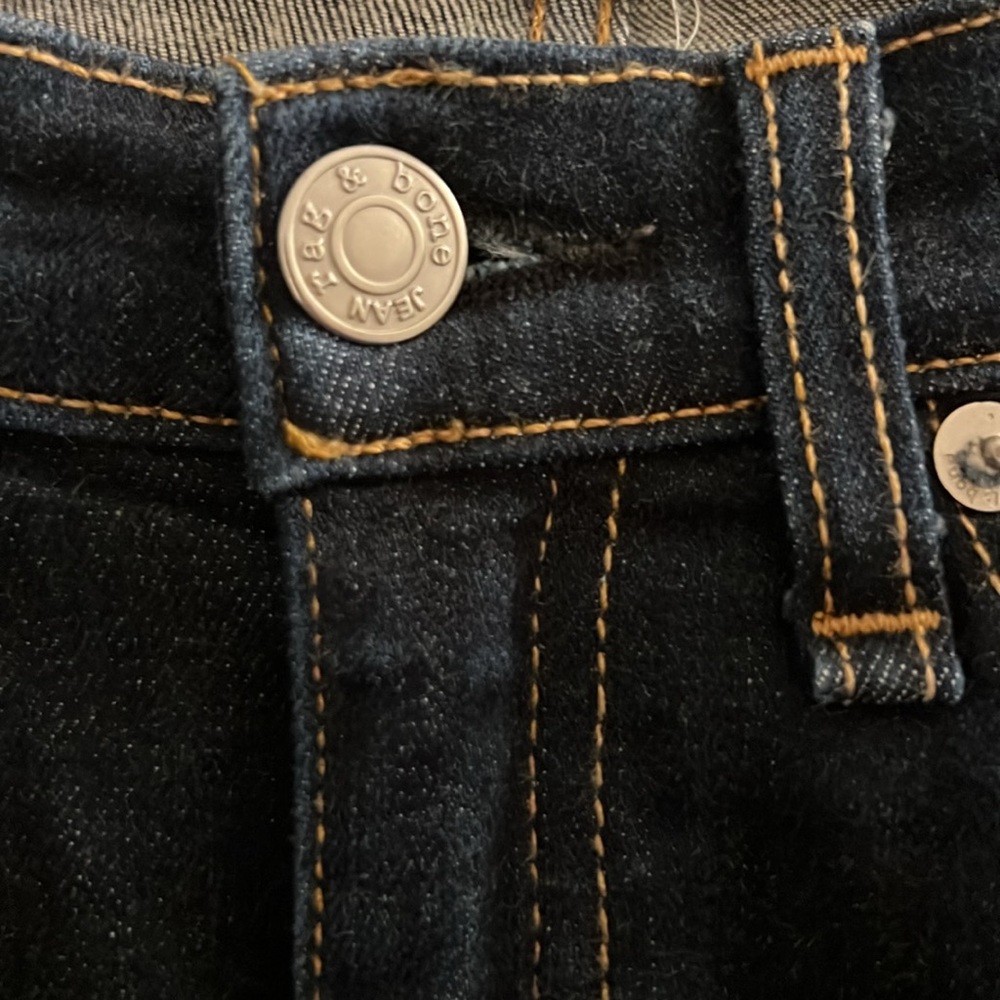 RAG&BONE Slim Jeans 27 Blue High Rise Skinny Jeans Heritage - Picture 3 of 13